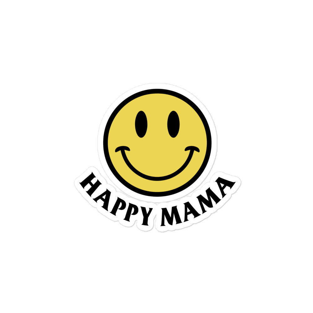 Happy Mama Smiley Sticker