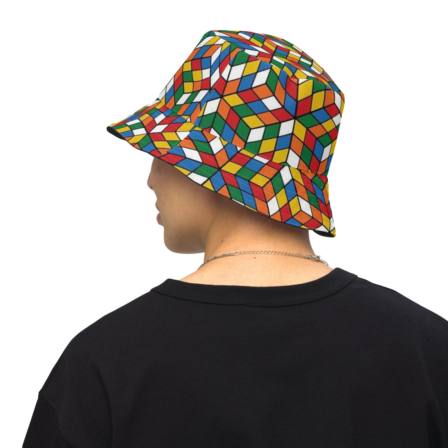 Rubik's Cube Bucket Hat