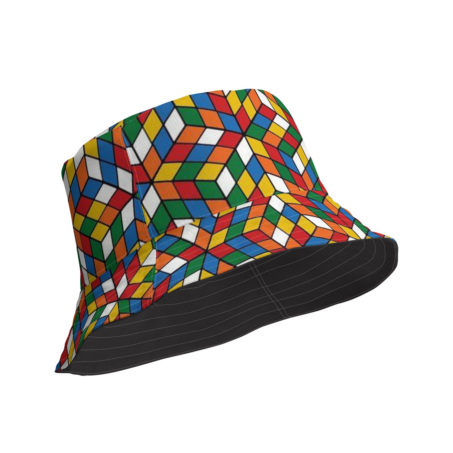 Rubik's Cube Bucket Hat