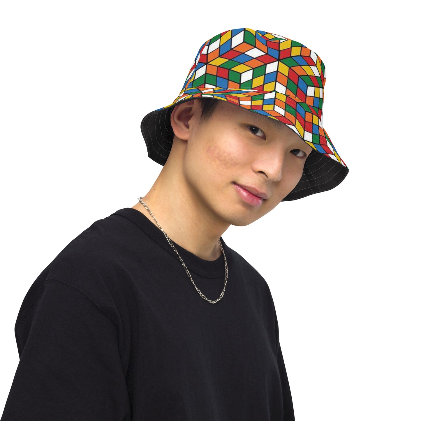 Rubik's Cube Bucket Hat