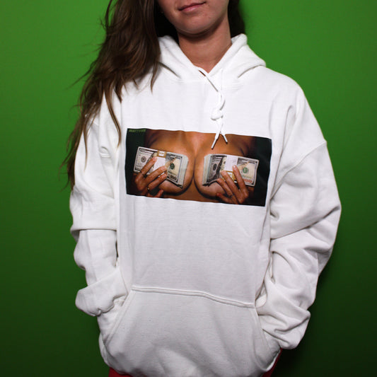 White DBL STX Hoodie