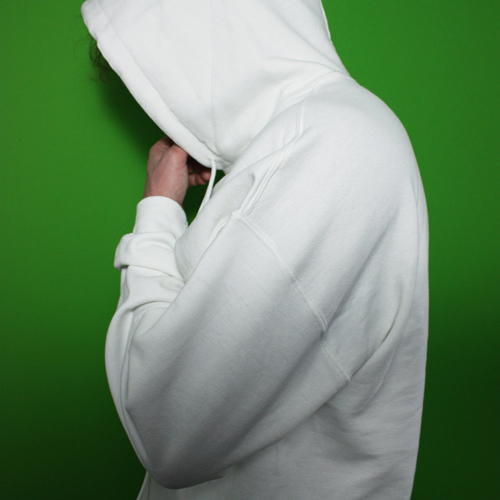 White DBL STX Hoodie