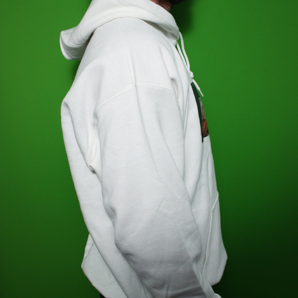 White DBL STX Hoodie