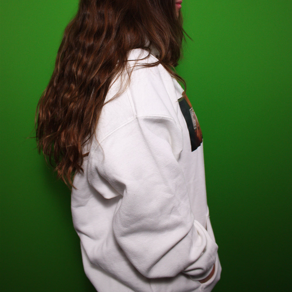 White DBL STX Hoodie