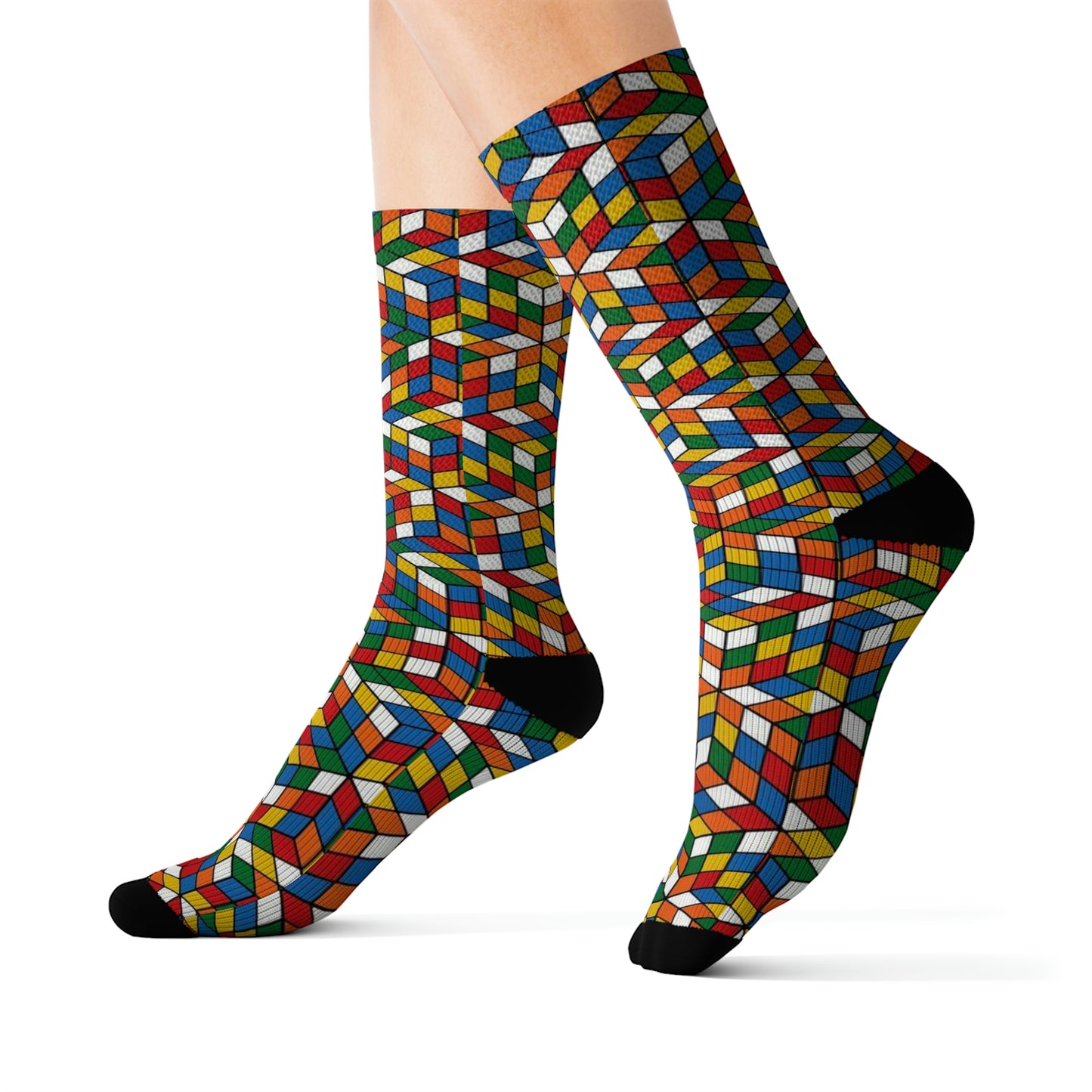 Rubik's Cube Socks