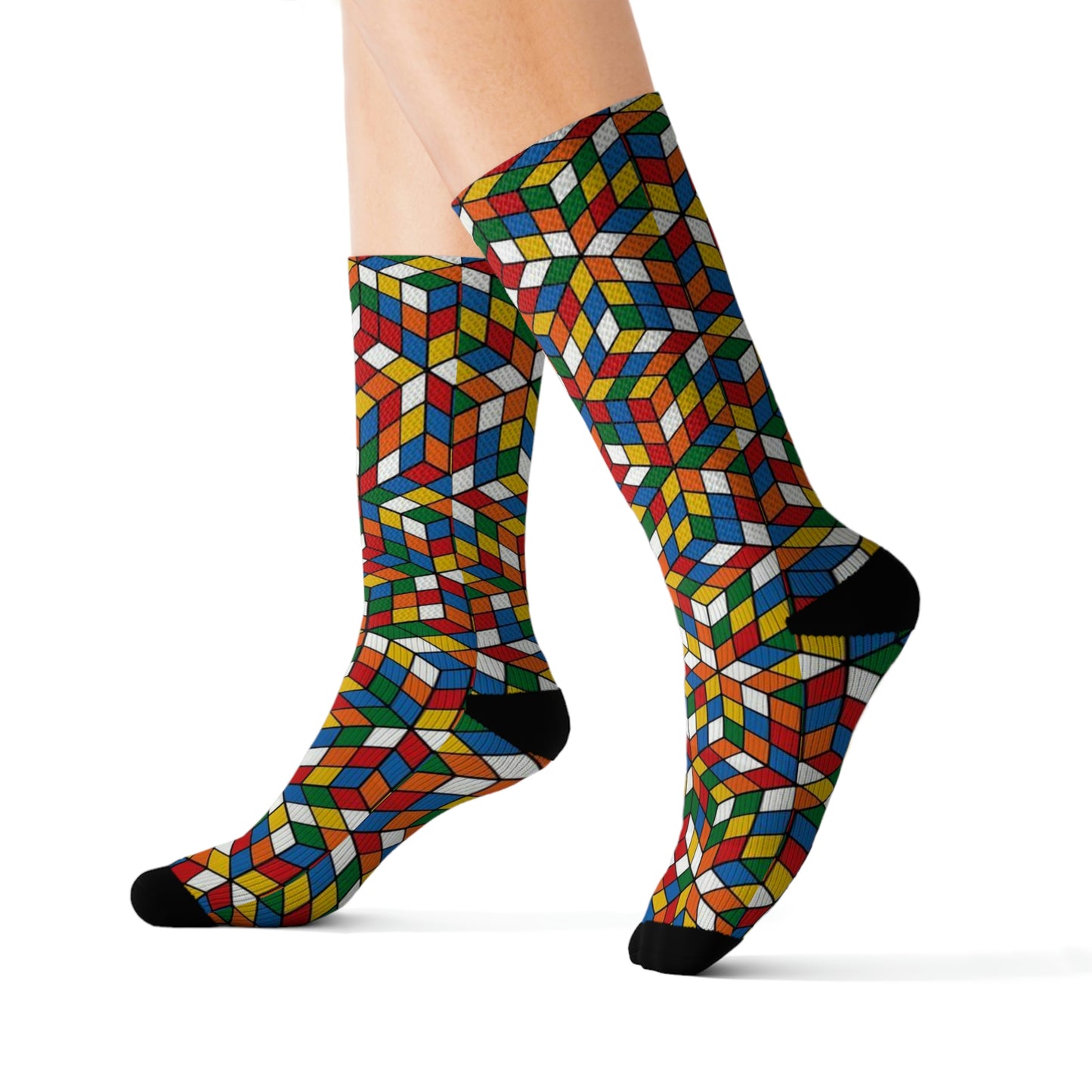 Rubik's Cube Socks