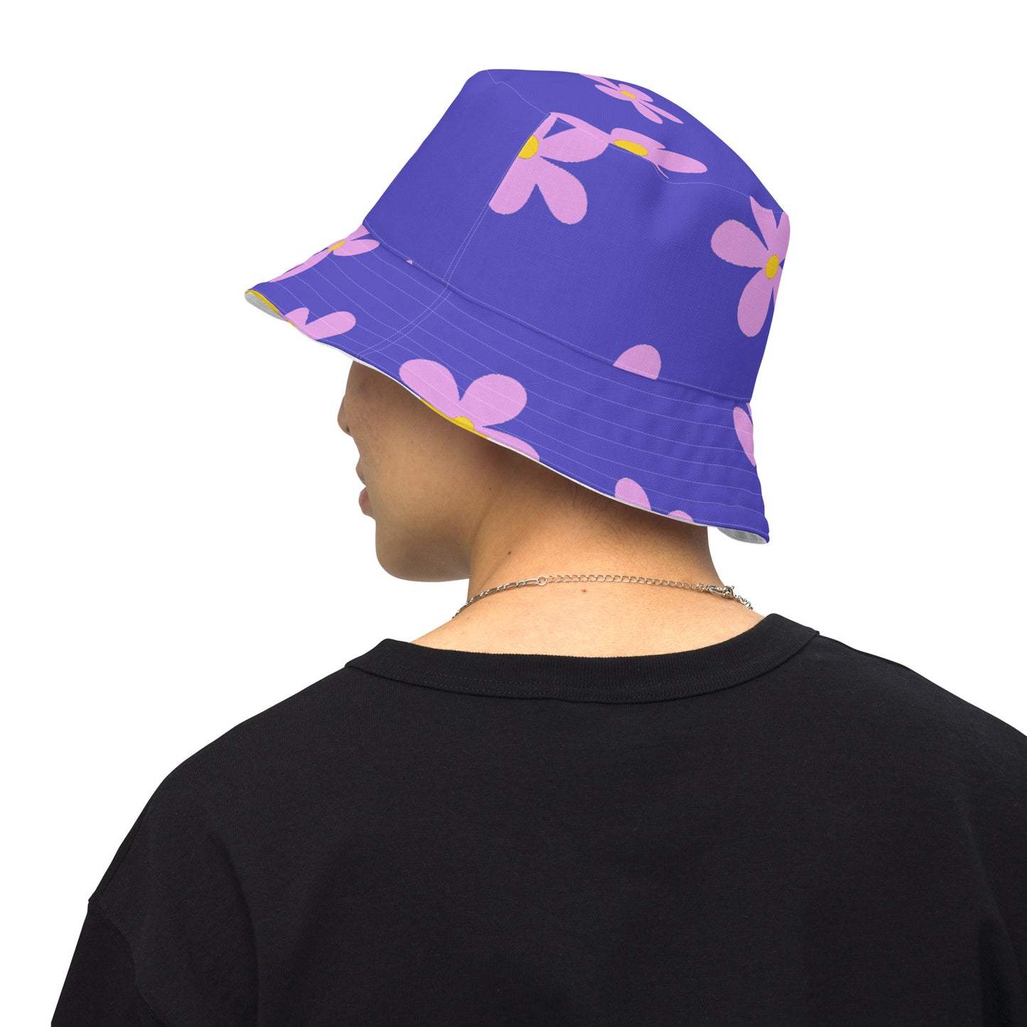 Flower Reversible Bucket Hat