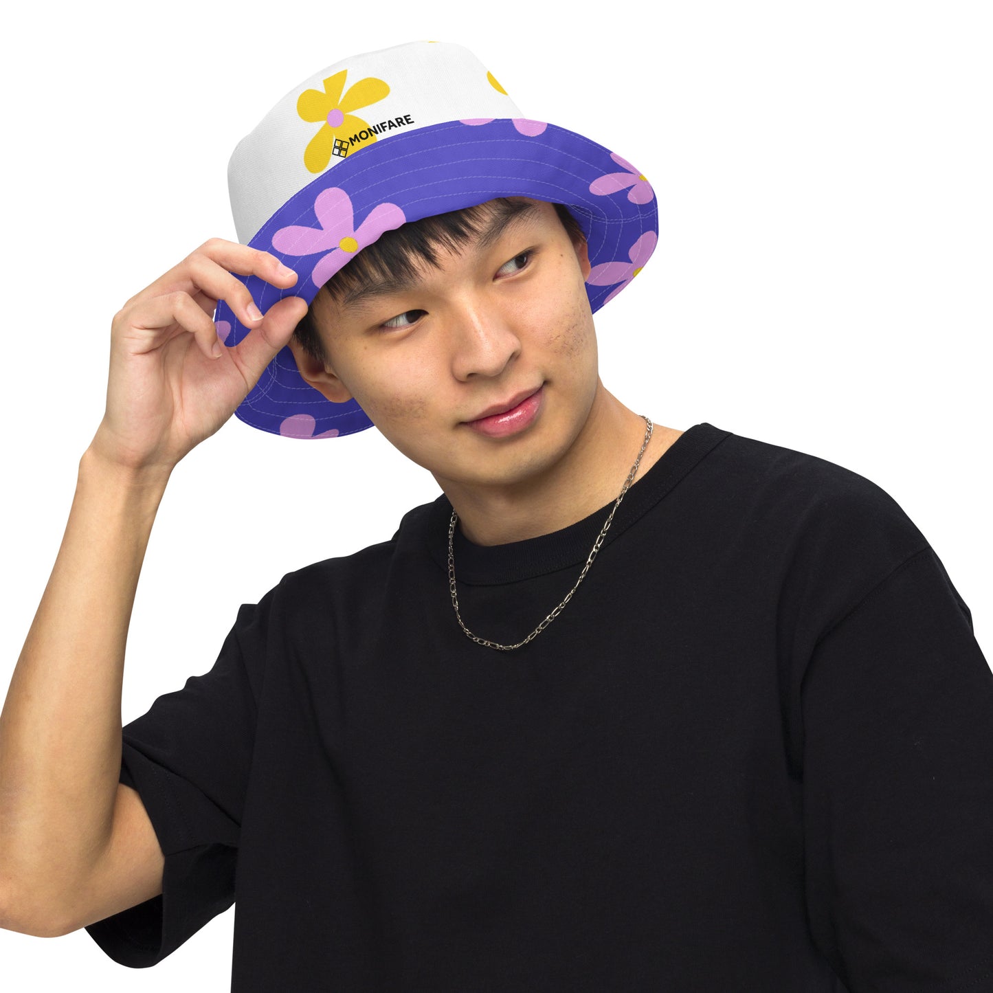 Flower Reversible Bucket Hat