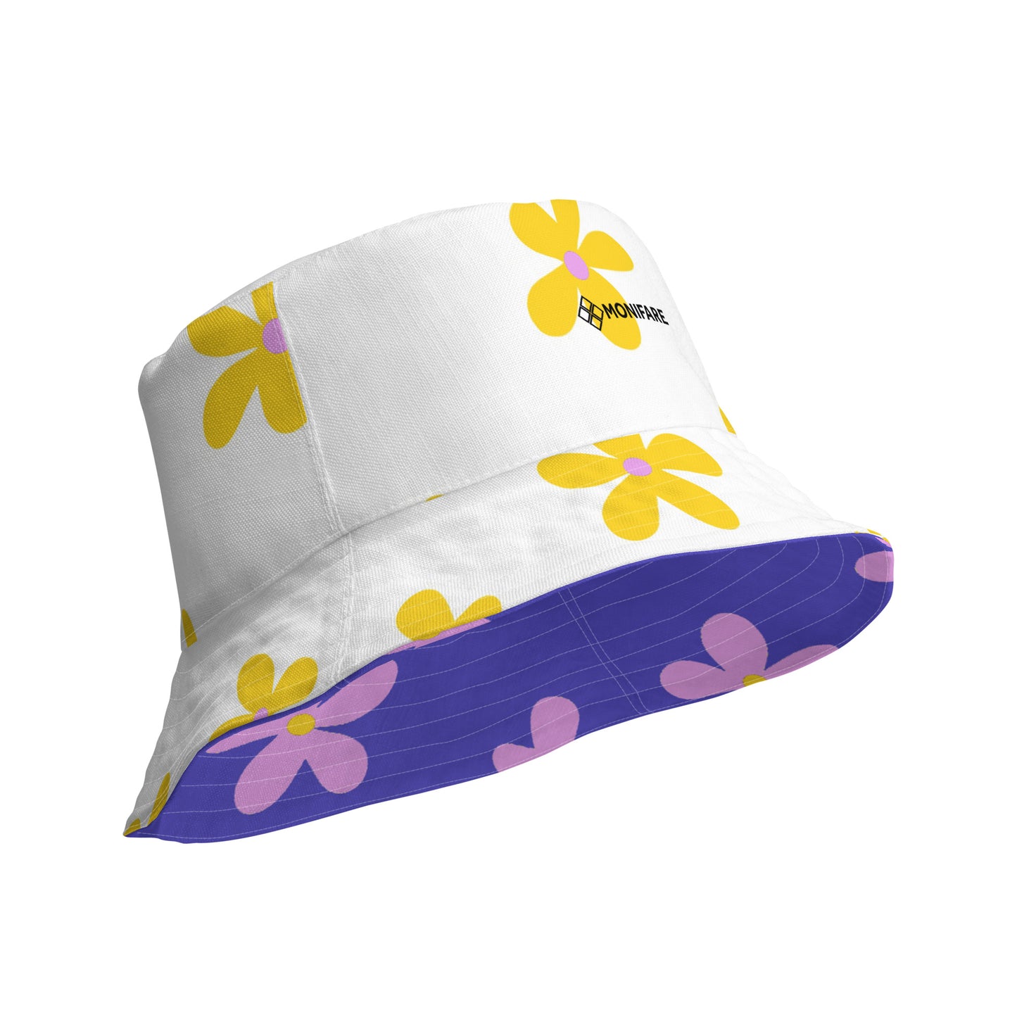 Flower Reversible Bucket Hat