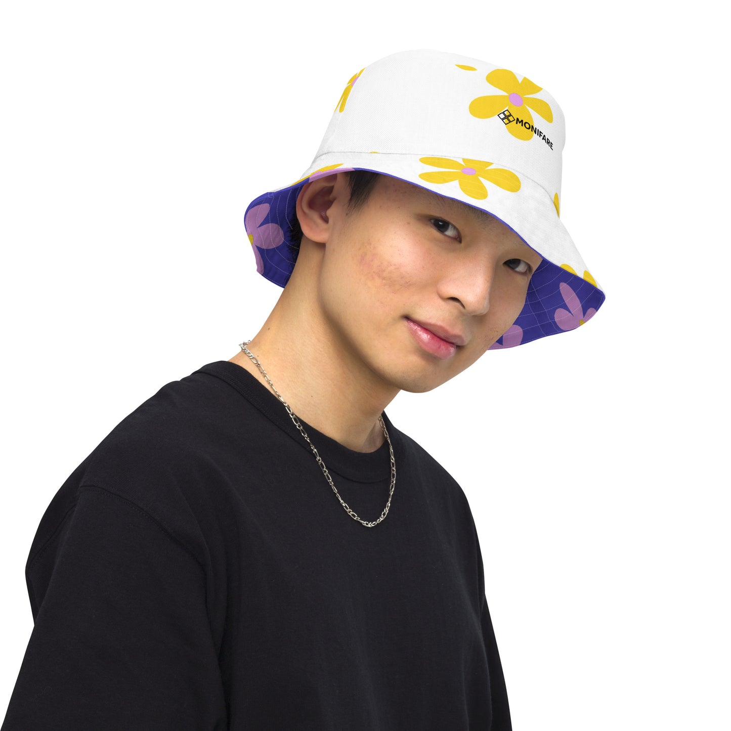 Flower Reversible Bucket Hat