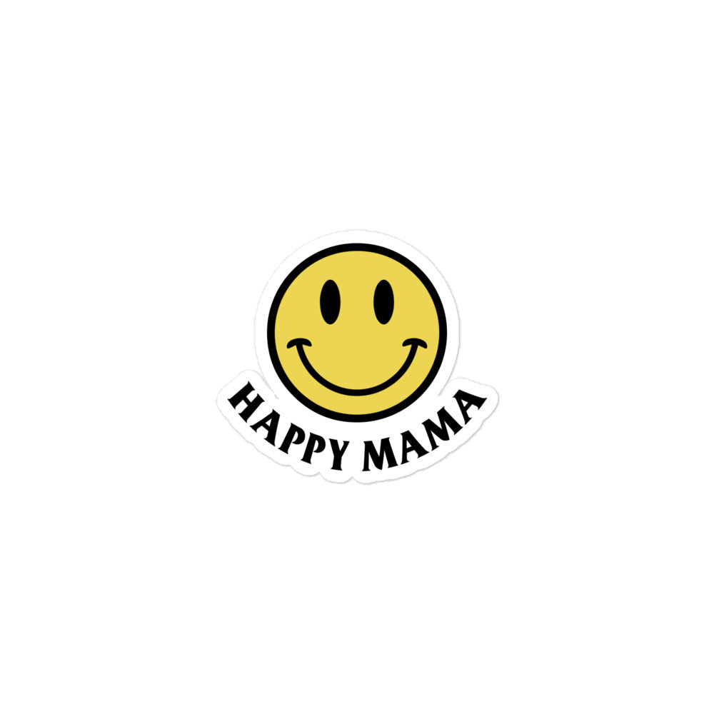 Happy Mama Smiley Sticker