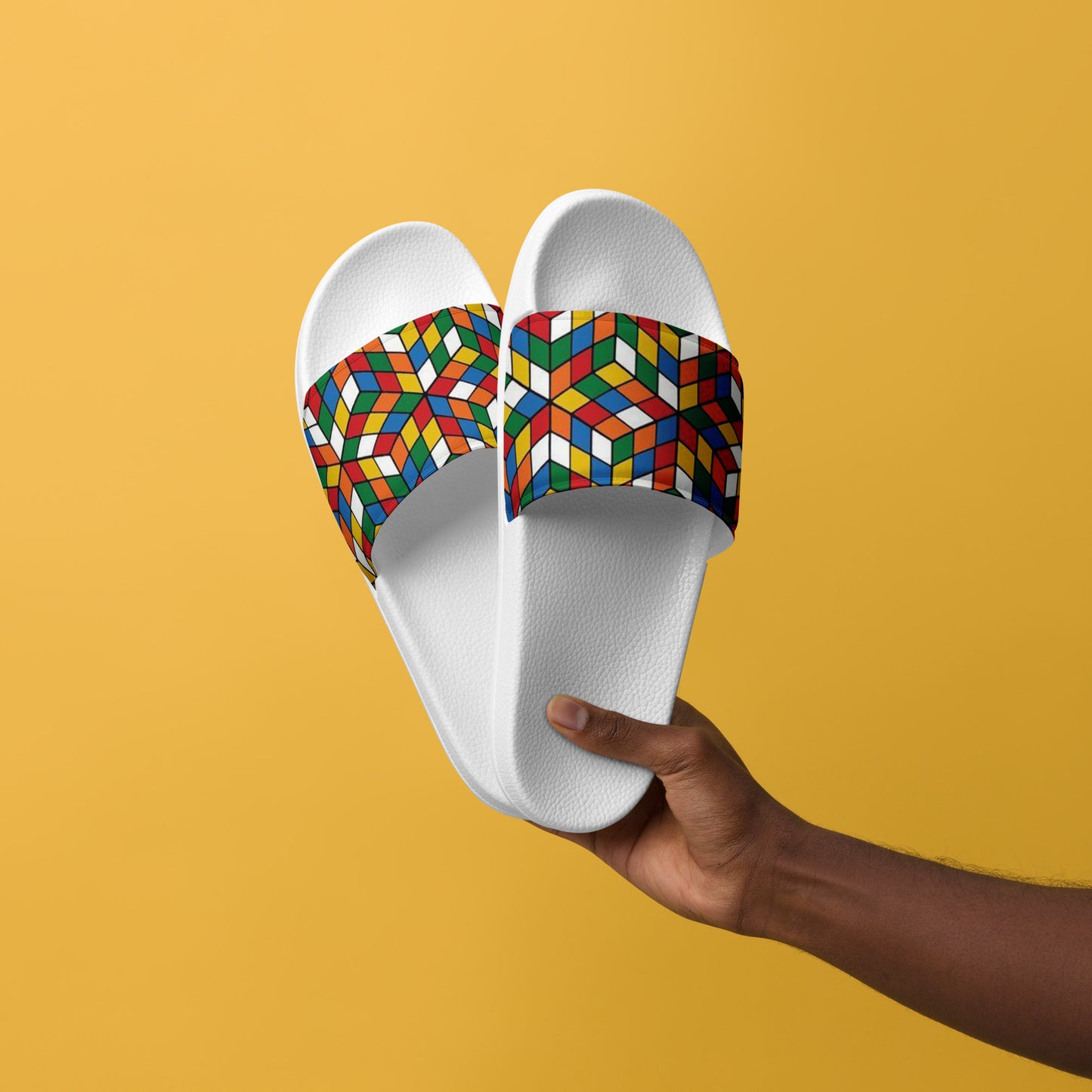 Men's Rubik's Cube Slides